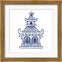 Framed 'Everyday Chinoiserie I' border=