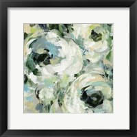 Framed Sage and Neutral Peonies II