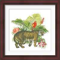 Framed 'In the Jungle I' border=