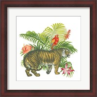 Framed 'In the Jungle I' border=