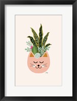 Framed Cats and Plants