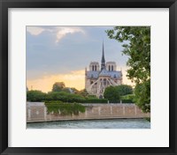 Framed Notre Dame - View from the Seine