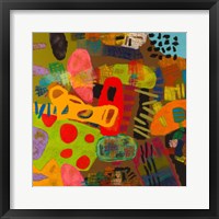 Framed 'Conversations in the Abstract #19' border=