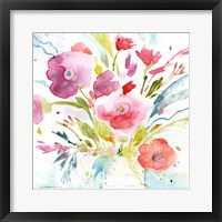 Framed Bouquet with Magenta