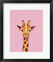 Framed Baby Giraffe