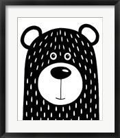 Framed Vanilla Bear