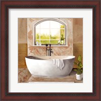 Framed 'Marble Bath I' border=