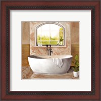 Framed 'Marble Bath I' border=