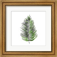 Framed 'Leaves of the Tropics IV' border=