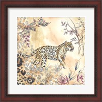 Framed 'Leopard on Neutral II' border=