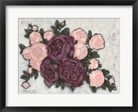 Framed English Roses
