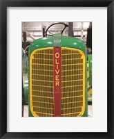 Framed Oliver Tractor