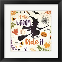If the Broom Fits Framed Print