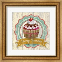 Framed 'Cherry Cupcake' border=