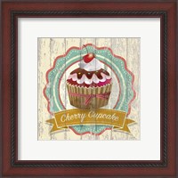 Framed 'Cherry Cupcake' border=