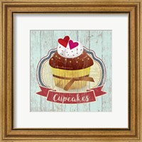 Framed 'Cupcakes' border=