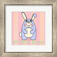 Framed 'Li'l Bunny' border=