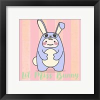 Framed 'Li'l Bunny' border=