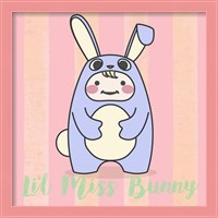 Framed 'Li'l Bunny' border=