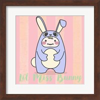 Framed 'Li'l Bunny' border=