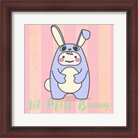 Framed 'Li'l Bunny' border=