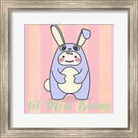 Framed 'Li'l Bunny' border=