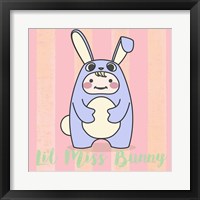 Framed 'Li'l Bunny' border=