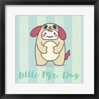 Framed 'Li'l Dog' border=