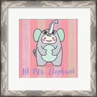 Framed 'Li'l Elephant' border=