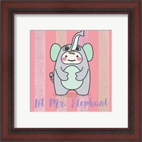 Framed 'Li'l Elephant' border=