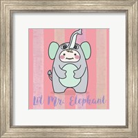 Framed 'Li'l Elephant' border=