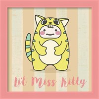 Framed 'Li'l Kitty' border=