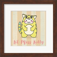 Framed 'Li'l Kitty' border=