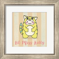 Framed 'Li'l Kitty' border=