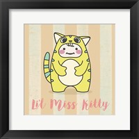 Framed 'Li'l Kitty' border=