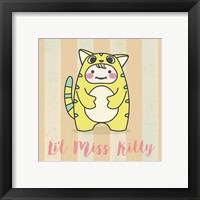 Framed 'Li'l Kitty' border=