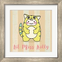 Framed 'Li'l Kitty' border=