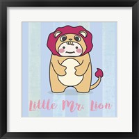 Li'll Lion Framed Print