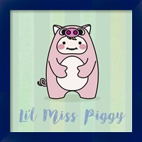 Framed 'Li'l Piggy' border=