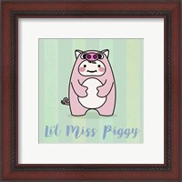 Framed 'Li'l Piggy' border=