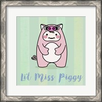 Framed 'Li'l Piggy' border=