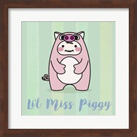 Framed 'Li'l Piggy' border=