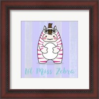 Framed 'Li'l Zebra' border=