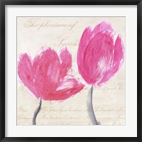 Classic Tulips I Framed Print