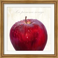 Framed 'La Pomme Rouge' border=