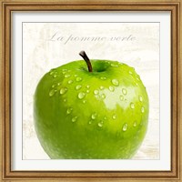 Framed 'La Pomme Vert' border=