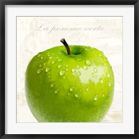 La Pomme Vert Framed Print
