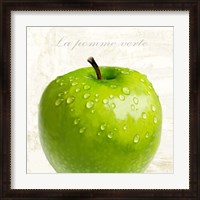 Framed 'La Pomme Vert' border=