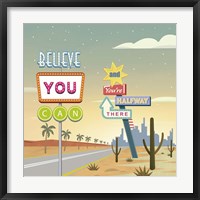 Believe You Can... (detail II) Framed Print