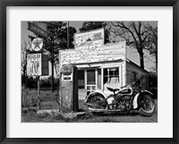 Framed Abandoned Gas Station, New Mexico